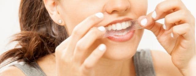 whitening strips home bleaching