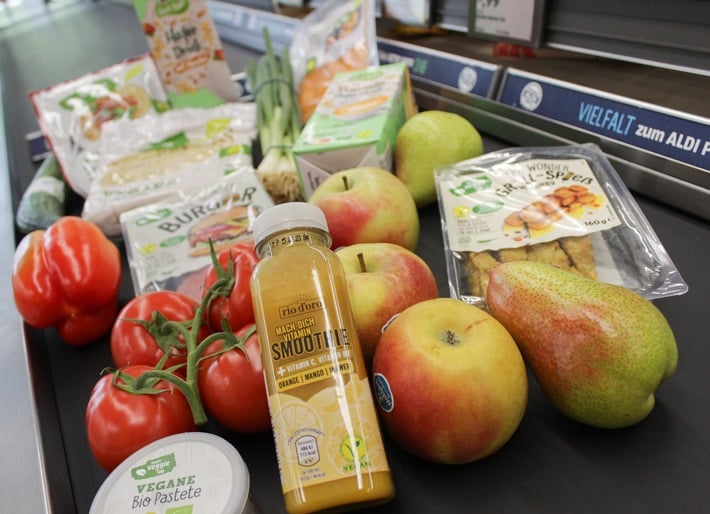 Pressebild Vegan Rang 2023 ALDI SD